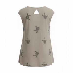 Wishlist Beige Floral Short Sleeve Top